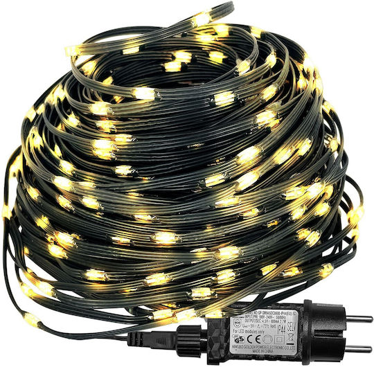 810 Lights LED 43.5m. White in String 1pcs