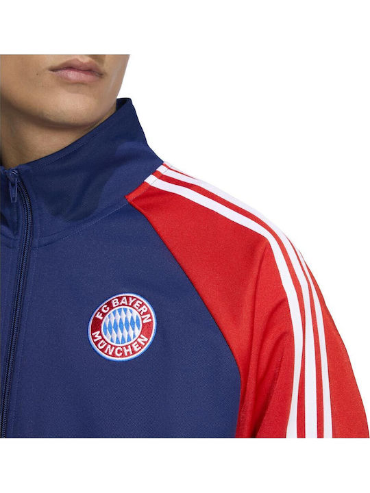 Track Top Cardigan pentru Bărbați Albastru