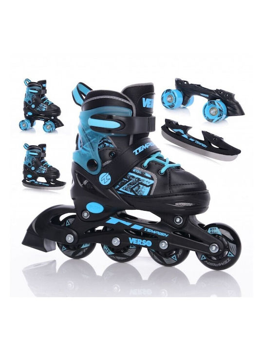 Tempish Verso Triple Ii Inline Αυξομειούμενα Rollers Λευκά Παιδικά