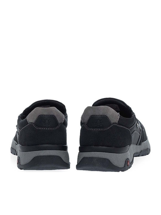 Синтетична кожа Мъжки Slip-On Черен