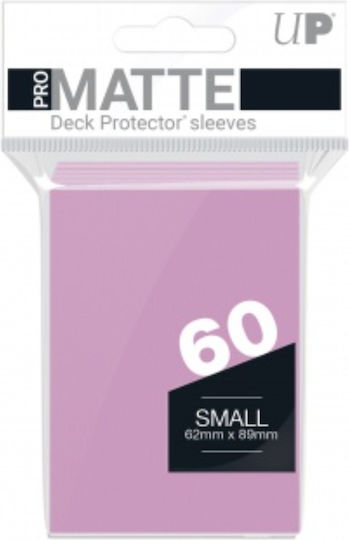Ultra Pro Pro-Matte Kleine Kartenhüllen Japanisches Kartenformat 60Stück Rosa