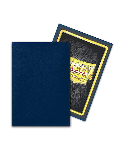 Dragon Shield Japanese Small Size Matte Midnight Card Sleeves Japanese Size 60τμχ Μπλε