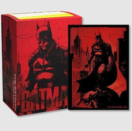 Arcane Tinmen Matte Black Art - The Batman Card Sleeves Standard Size 100τμχ Black