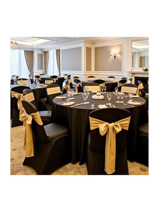 Vevor Elastic Chair Covers 150 Pieces Receptions Black Fit Chairs Up To 51 X 45 X 95 Cm Yths150pcszk54ahs001v0