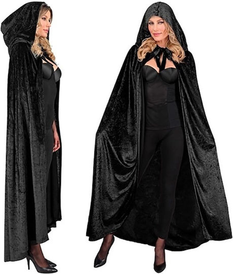 Carnival Cape Black for Halloween 1pcs