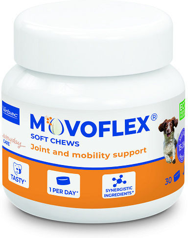 Virbac Movoflex Soft Chews Πολυβιταμίνες Σκύλου σε Δισκία για Αρθρώσεις