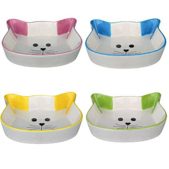 Trixie Keramik Schalen Futter & Wasser für Hund & Katze 250ml 12cm in Rosa Farbe