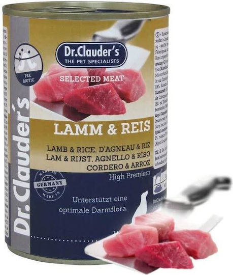 Dr.Clauder's Dr Clauder's Wet Food Dogs in Cans with Lamb 800gr