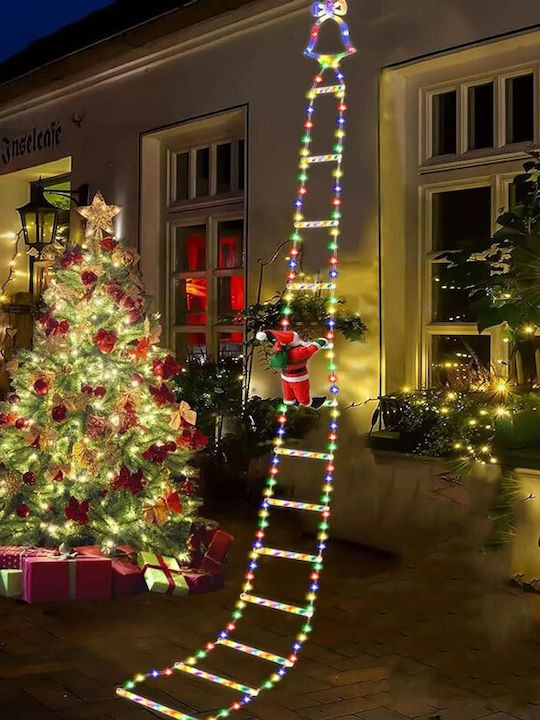 Illuminated Christmas Figure Ladder Length 150cm