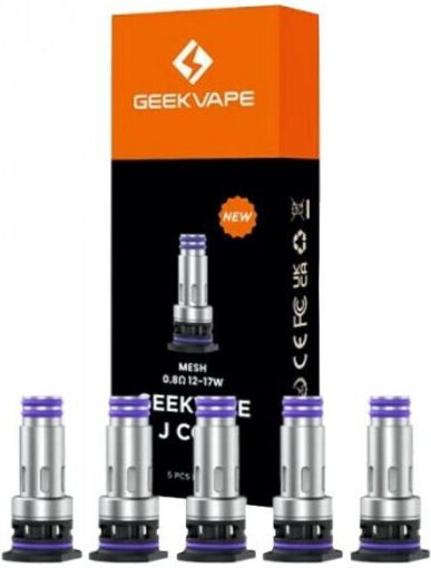 Geek Vape J Series Coil Αντιστάση Ηλεκτρονικών Τσιγάρων 0.8ohm (RDL) 5τμχ