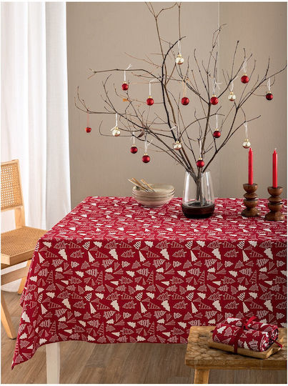 Palamaiki Red Tablecloth
