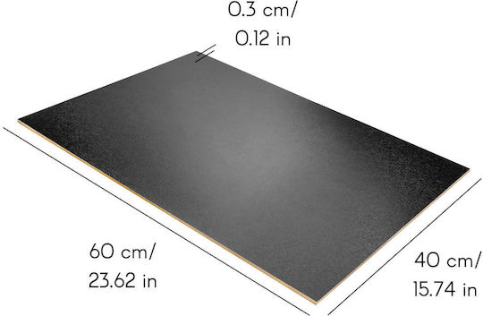 Creative Deco 10 Mdf Board 60 X 40 Cm Black 600 X 400 X 3 Mm Mdf Boards Diy Handicrafts Perfect Pyrography Laser Cutting Modeling Milling Cnc Plotter Jigsaw