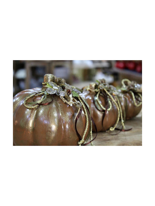 Gerakis Tabletop Lucky Charm Pumpkin Brown made of Plaster 7.8x8.5cm 1pcs