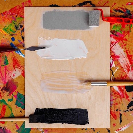 Creative Deco Acrylic Primer Gesso Transparent 1l Professional Painting Preparation Excellent