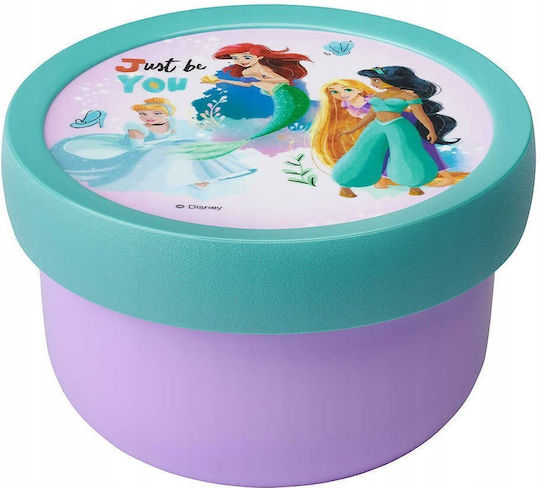 Mepal Φαγητοδοχείο Σνακ Disney Princess Πηρουνάκι Campus 300ml