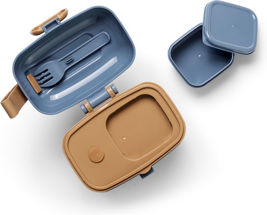 Elodie Details Garden Leo Plastic Kids' Food Container Blue