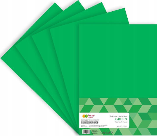 Foam Green A3 5ark Happy Color