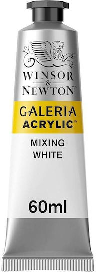 Winsor & Newton Ακρυλικό Χρώμα Ζωγραφικής Λευκό 60ml