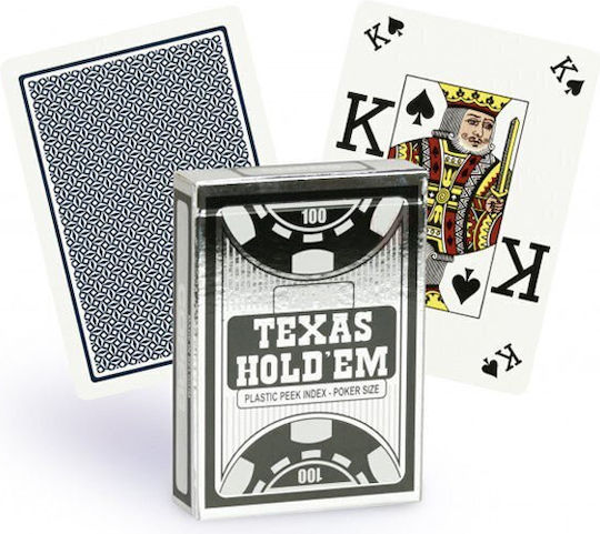 Cartamundi Texas Hold'em Colecționabil Cărți De Joc Din Plastic Pentru Poker Argintii