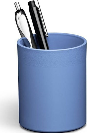 Kunststoff Federmäppchen in Blau Farbe 8x10cm 1 Stück