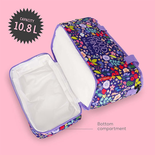 Τσαντακι Φαγητου Legami 10.8l Flowers Llbag0006