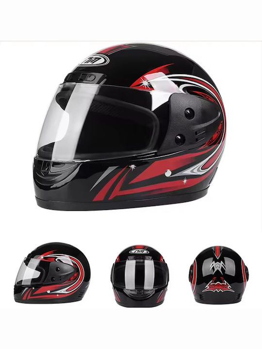 FIXATO Motorradhelm Volles Gesicht ECE 22.06