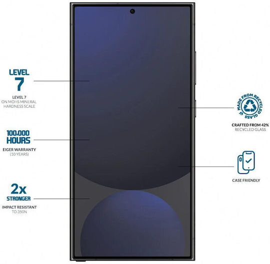 Eiger 3d Mountain Glass Grs Tempered Glass Screen Protector Samsung Galaxy S25 Ultra Clear