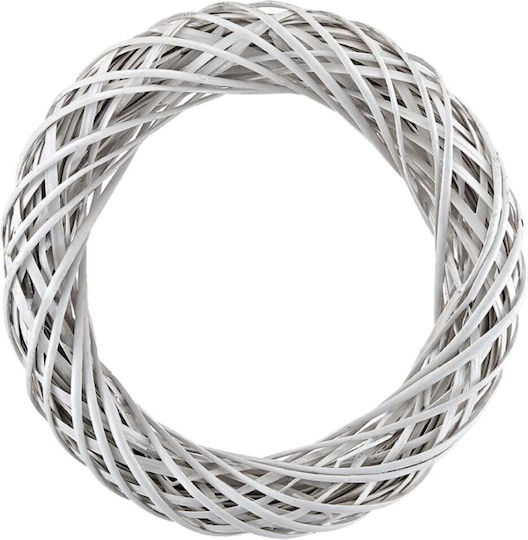 Palma Emporio Decorative Wreath for DIY Crafts White 15x3.5cm