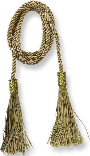 Double Silk Tassel Rope Gold 1.20m 4 Pieces
