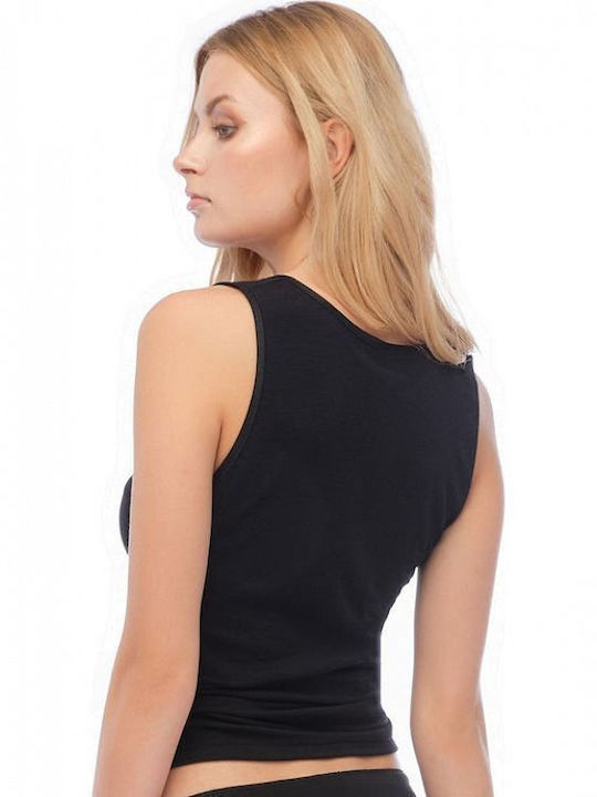 Women's Sleeveless T-Shirt Black
