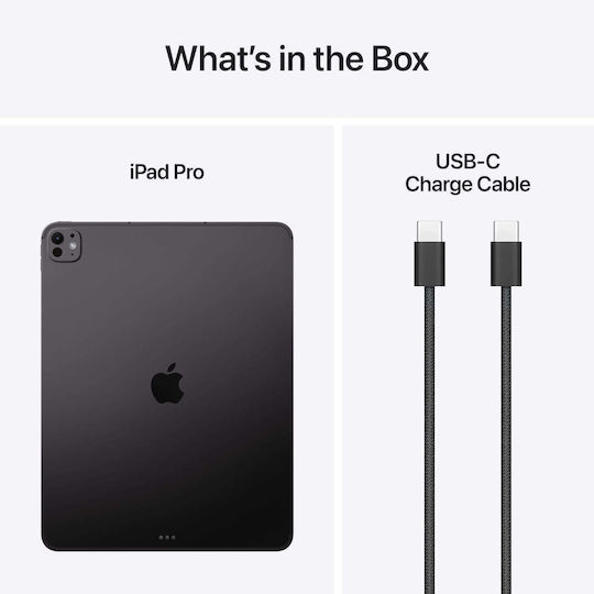Apple iPad Pro M5 (2025) 5G 13" (16GB/1TB/Sticlă Cu Nanotextură) Negru Spațial