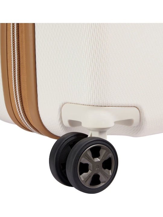 Delsey Chatelet Air Large Travel Suitcase Hard Beige with 4 Wheels Height 82cm