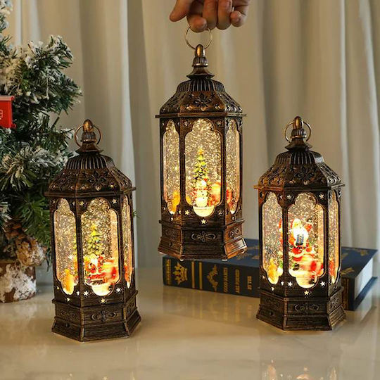 Illuminated Christmas Battery / Electric Lantern with Music (Μiscellaneous Designs)