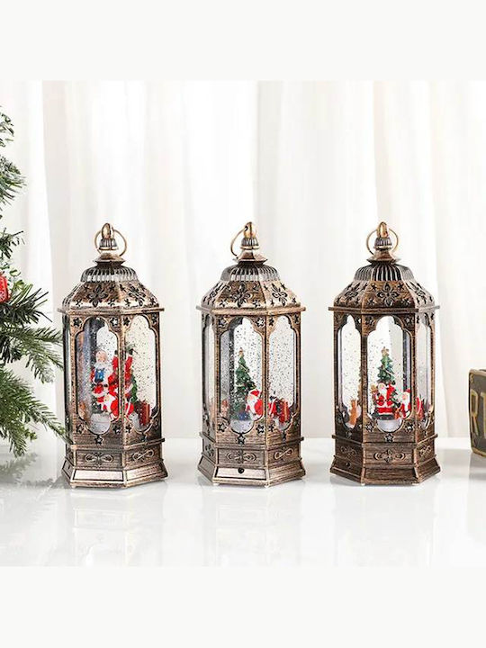 Illuminated Christmas Battery / Electric Lantern with Music (Μiscellaneous Designs)
