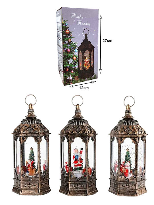 Illuminated Christmas Battery / Electric Lantern with Music (Μiscellaneous Designs)