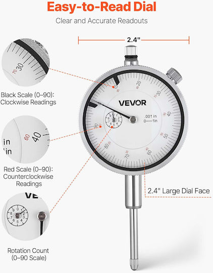 Vevor Хороскопски Микрометър 0-25мм
