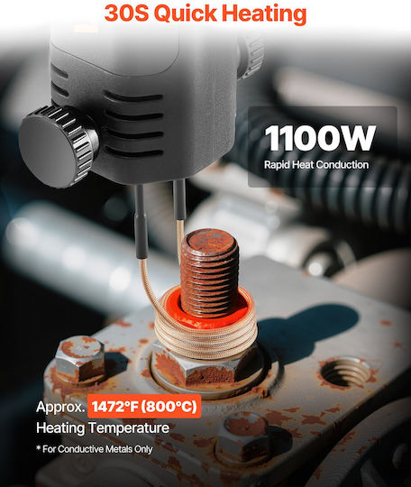 Vevor CGYJRQZJTJ10AGKME001V2 Κολλητήρι Ρεύματος 1100W