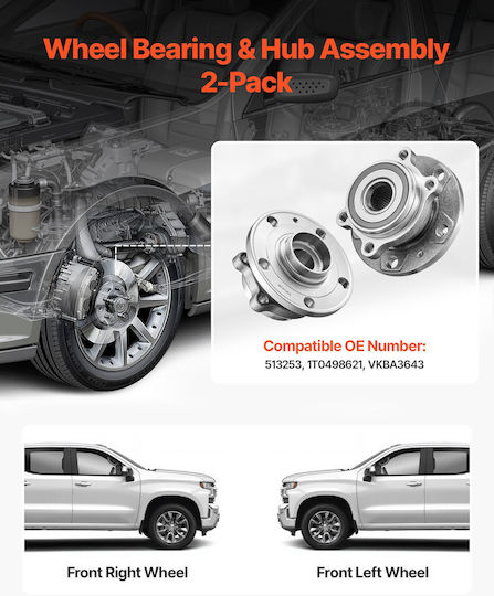 Vevor Wheel Bearings for Audi Q3 Volkswagen Beetle