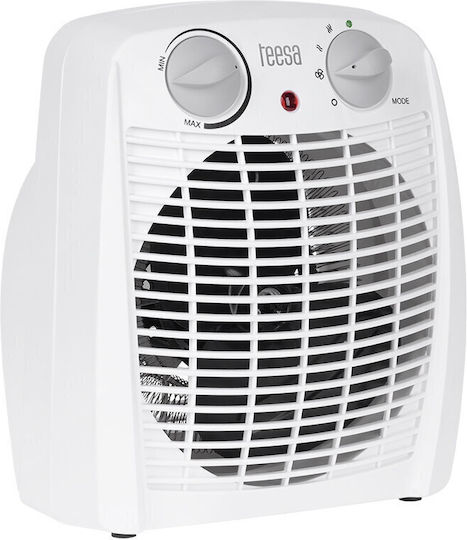 Teesa Αερόθερμο Δωματίου Δαπέδου Λευκό 2000W