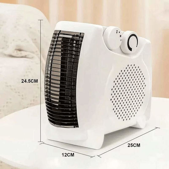 Αερόθερμο Δωματίου Δαπέδου Λευκό 2000W