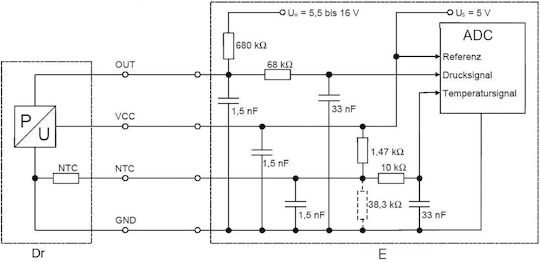 Bosch Turbo Boost Pressure Sensor 0 261 230 302