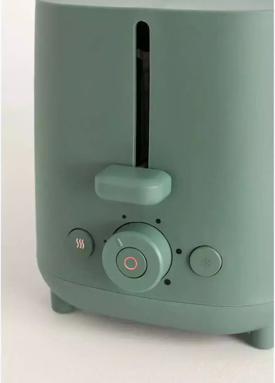 Create Toast Studio Prăjitor de pâine 2 sloturi 750W Verde