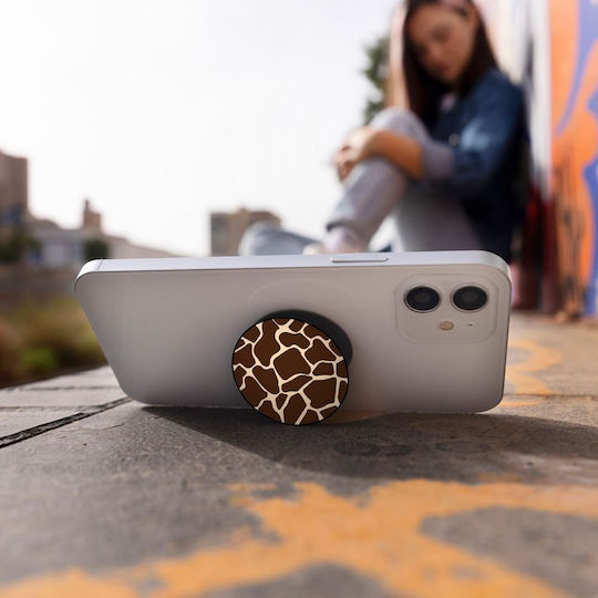 Pop Holder Sonique Калъфи за мобилни телефони Серия Животни Жираф 01
