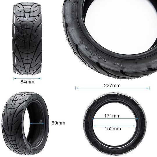 Ewheels Tire for Electric Scooter Dualtron in Black Color CMM106