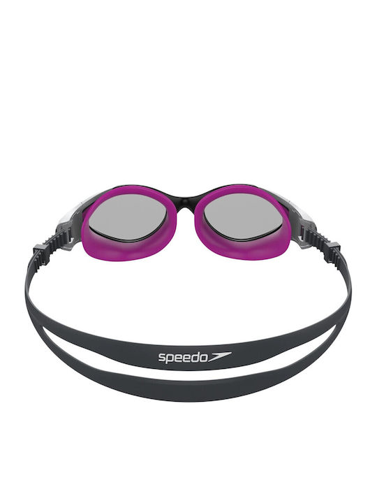 Speedo Futura Biofuse Flexiseal Swimming Goggles Adults with Anti-fog Lenses Black