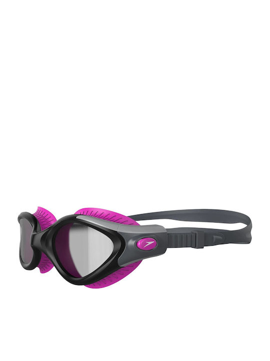Speedo Futura Biofuse Flexiseal Swimming Goggles Adults with Anti-fog Lenses Black