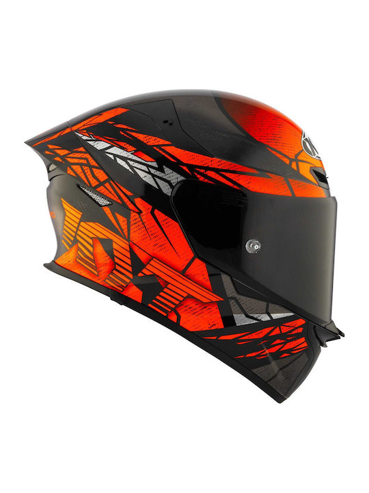 KYT TT-Revo Combustion Orange Каска За Мотор Full Face ECE 22.06 1500гр