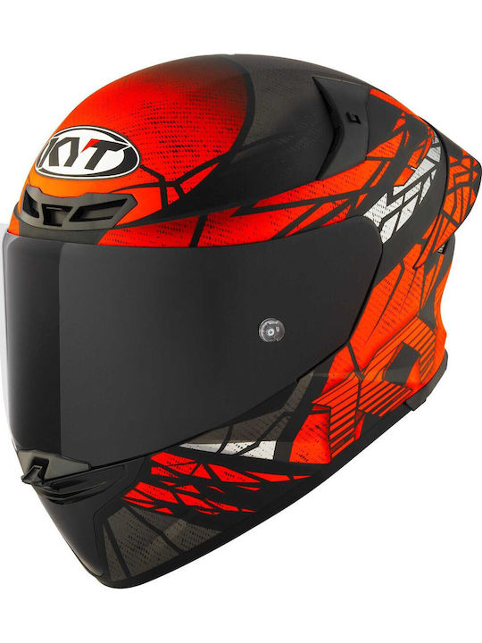 KYT TT-Revo Combustion Orange Каска За Мотор Full Face ECE 22.06 1500гр