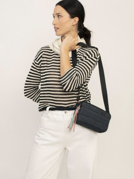 Hanae Damen Handtasche Schulter Schwarz