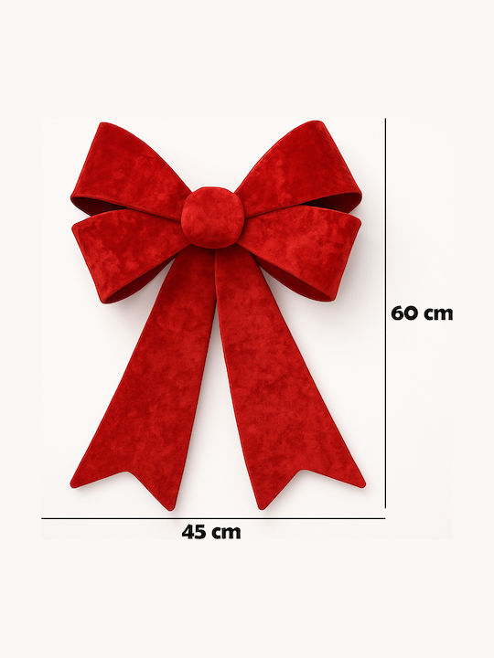 Bakaji Bakaji Christmas Door Wreath 45x60cm Red Door Decoration Christmas